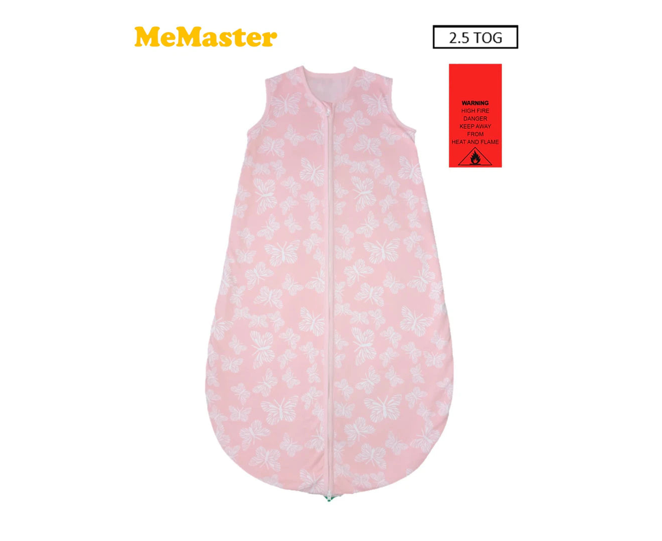 Baby Sleeping Bag 2.5tog Butterfly - Pink