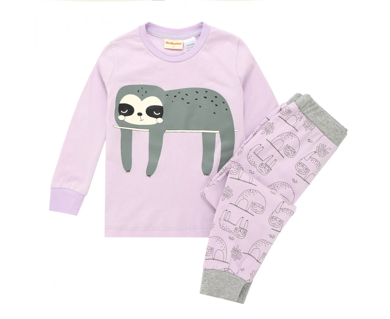 JUNIOR GIRLS SLOTH PYJAMA SET