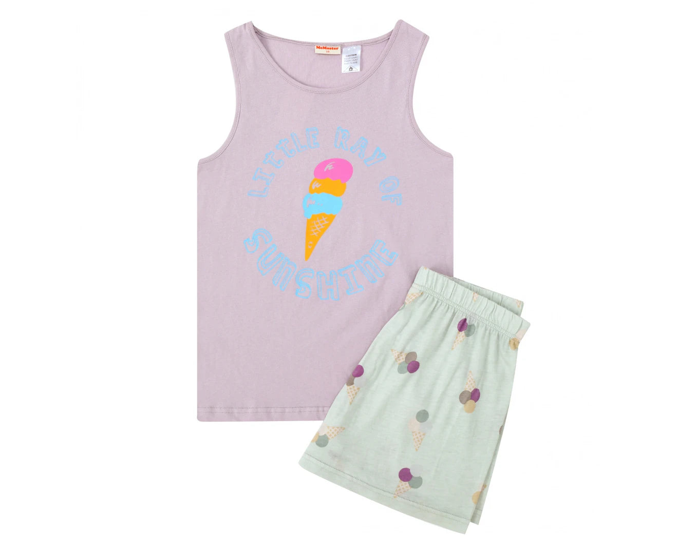 JUNIOR GIRLS ICE CREAM TANK PYJAMA SET