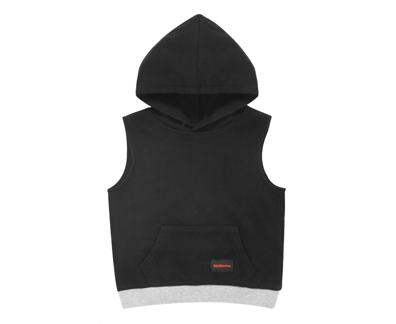 JUNIOR BOYS FRENCH TERRY SLEEVELESS HOODIE