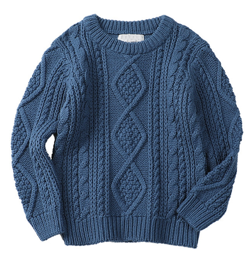 TEEN BOYS CABLE KNITTED JUMPER