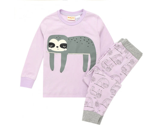 JUNIOR GIRLS SLOTH PYJAMA SET