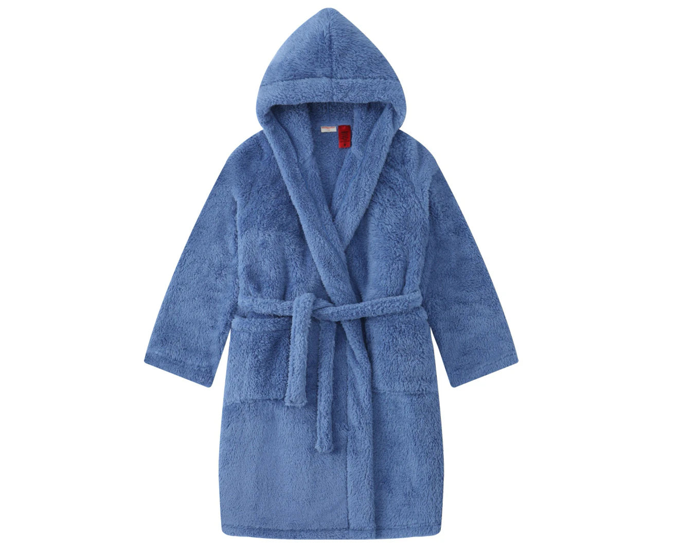 JUNIOR KIDS BLUE ULTRA WARM PLAIN DRESSING GOWN