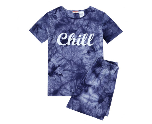JUNIOR BOYS CHILL TIE DYE PYJAMA SET