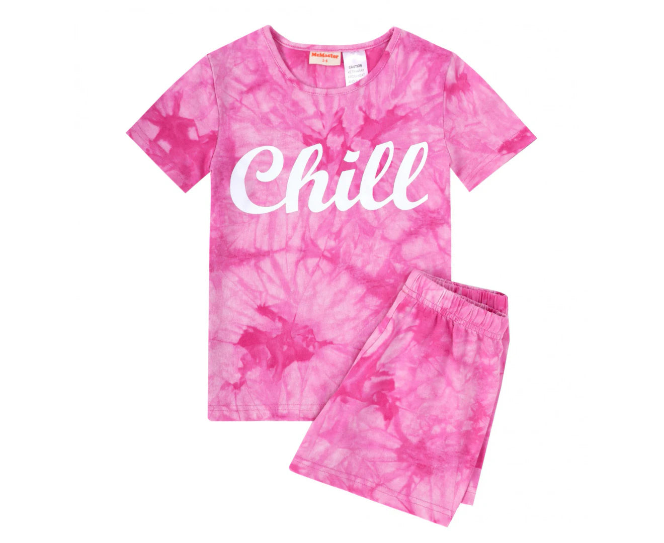 JUNIOR GIRLS CHILL TIE DYE PYJAMA SET