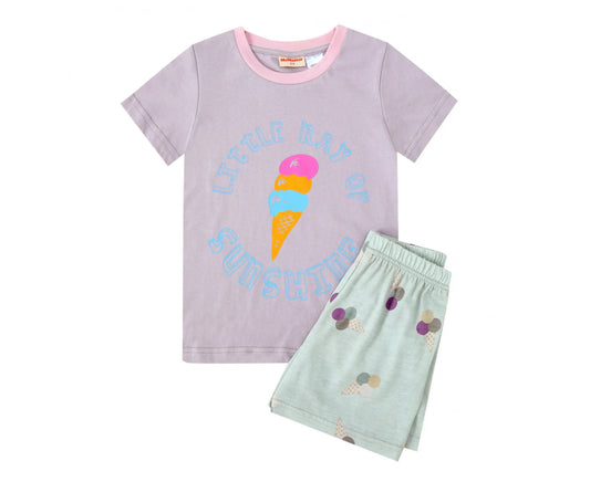 JUNIOR GIRLS ICE CREAM SHORT PYJAMA SET