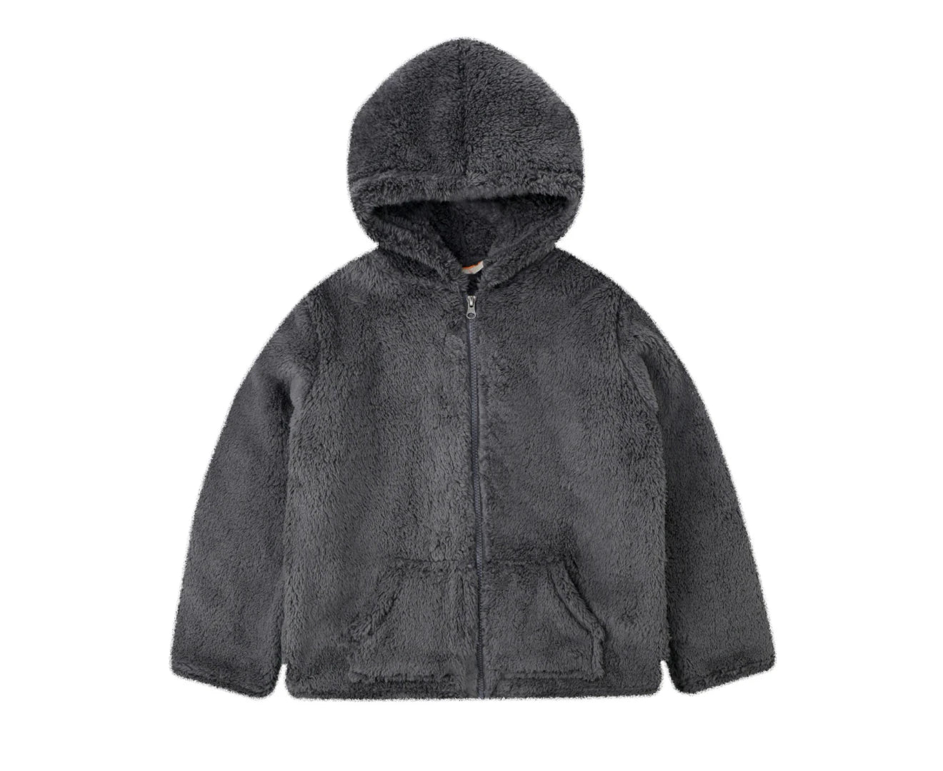 KIDS ULTRA WARM HOODED JACKET - Grey