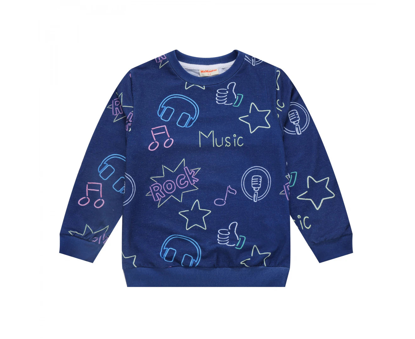JUNIOR BOYS MUSIC SIGN SWEATSHIRT-LIGHT WEIGHT