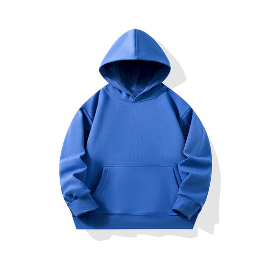 KIDS BRUSHED FRENCH TERRY HOODIE-DARK BLUE